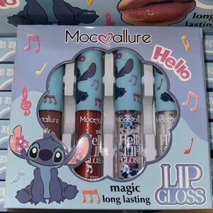 LILO & STITCH Magic long lasting‎ LIP GLOSS 1 box of 4